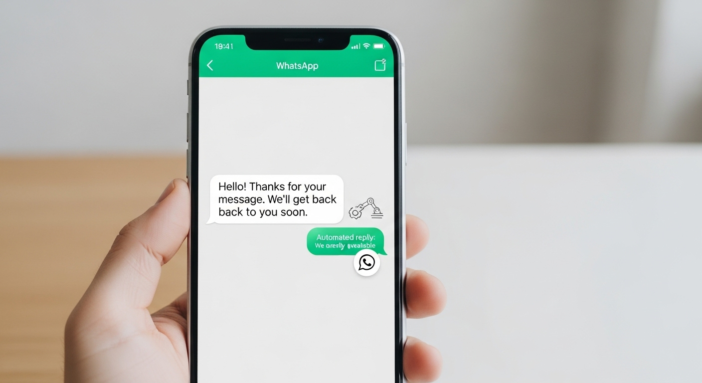 como colocar mensagem automática no whatsapp​