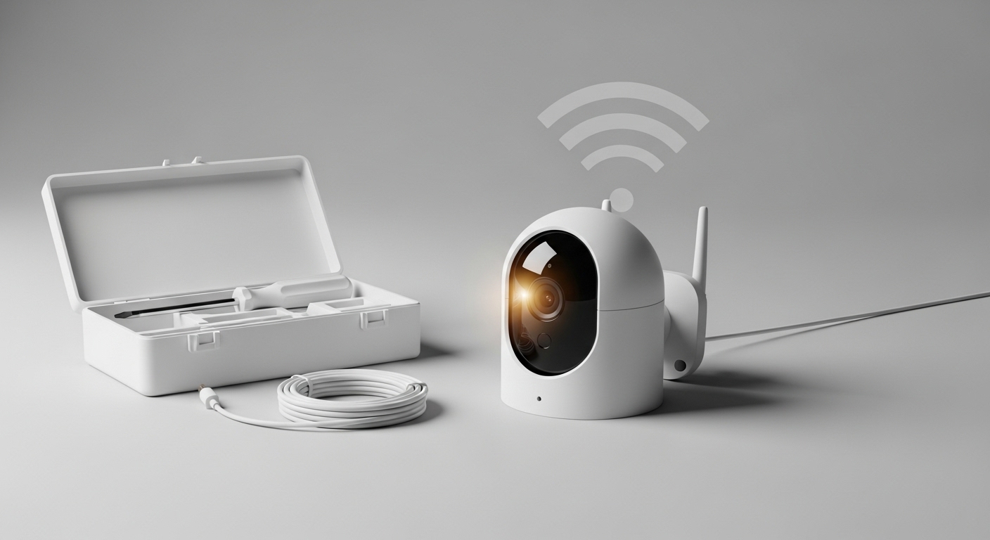 como instalar camera wifi​?