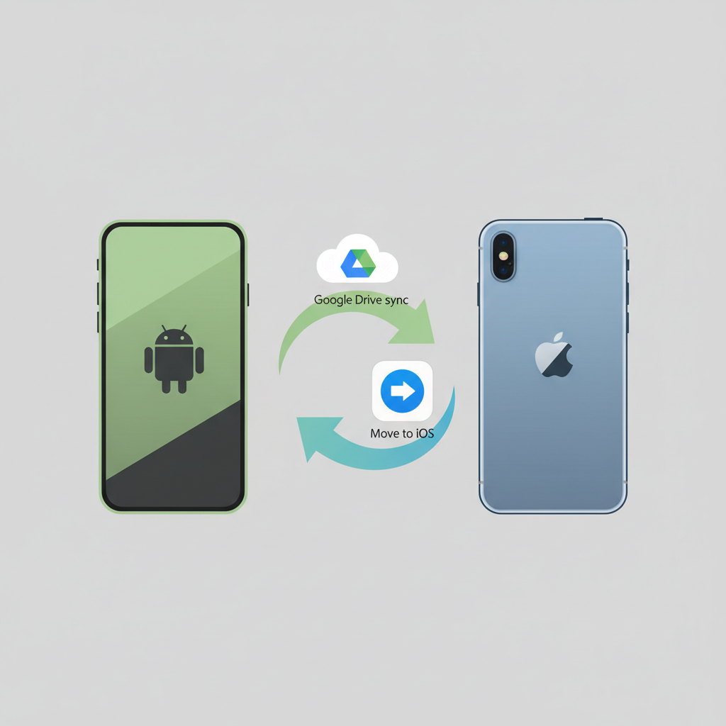 Transferência Entre Android e iOS (e vice-versa)
