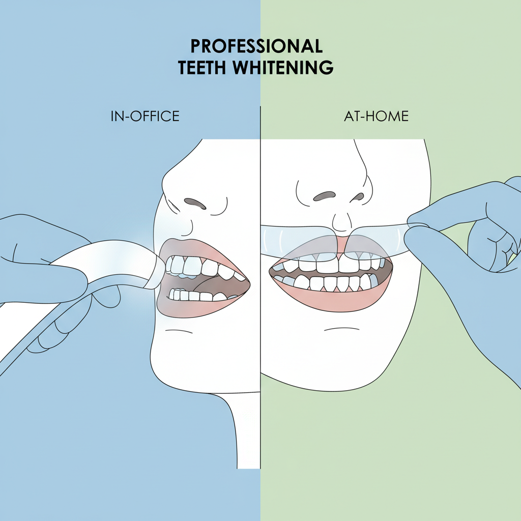 Métodos Profissionais de Clareamento Dental